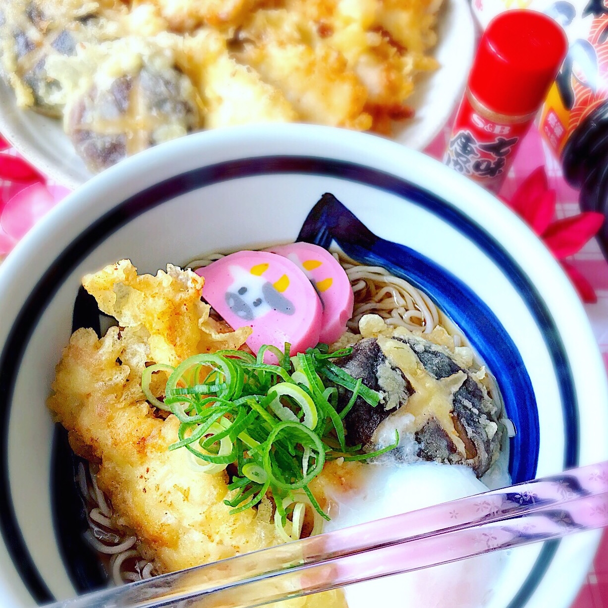 年越し蕎麦に♡とり天のせ蕎麦