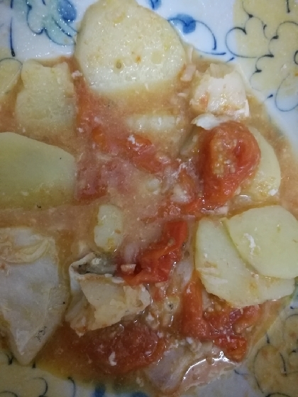 【お手伝いレシピ】鶏肉とトマトの☆酸味あるポトフ♪