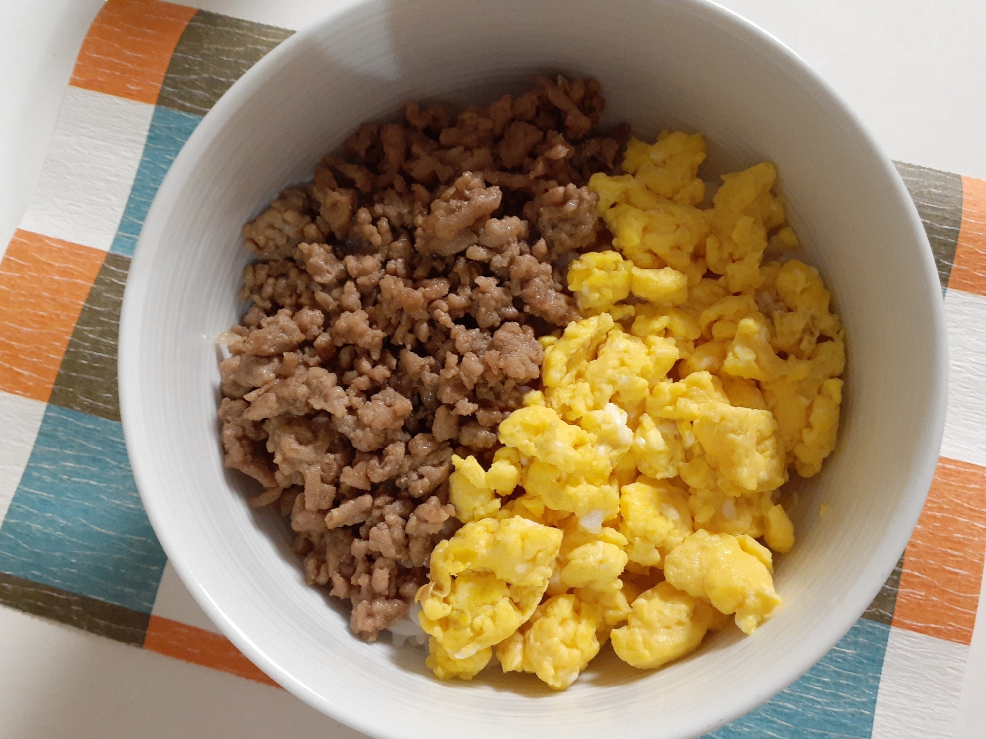 子供も大好き！簡単豚そぼろ丼