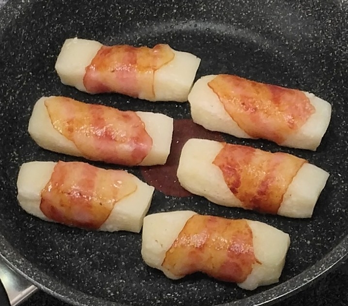 ふっくら❤うちのベーコン餅❤