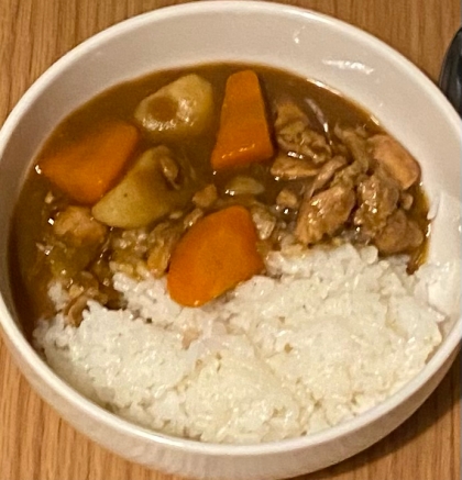 モモ肉でカレー☆