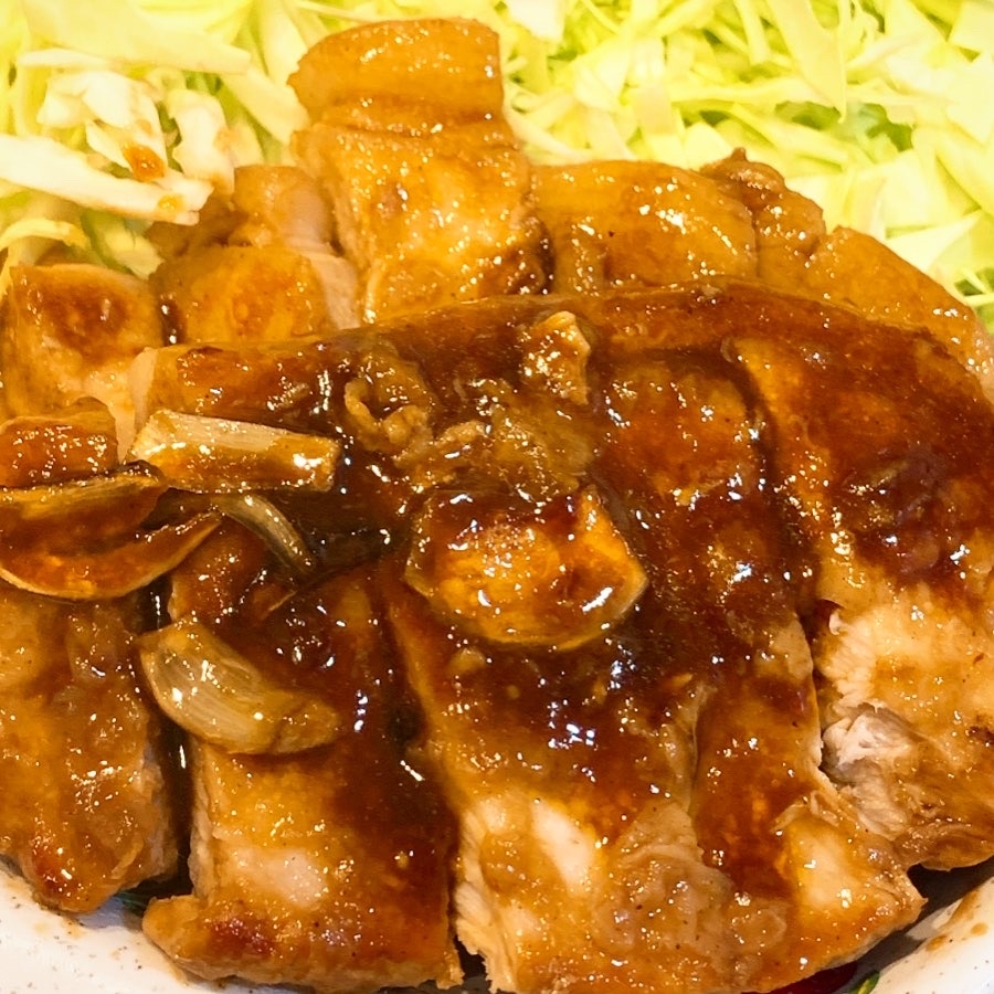 ご飯が進む*簡単焼くだけトンテキ