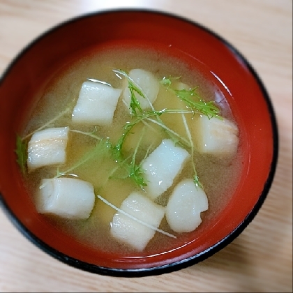 水菜のお味噌汁