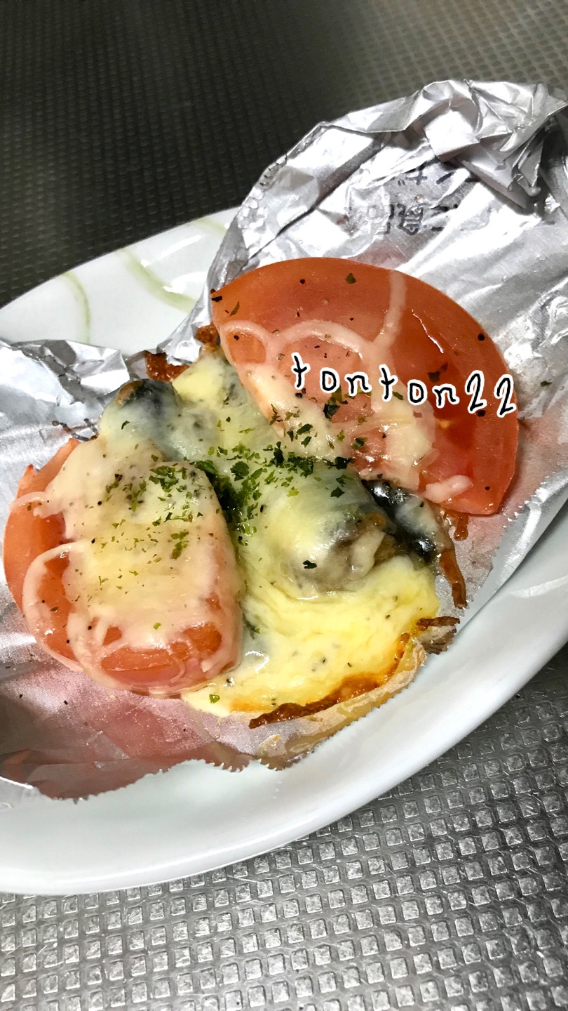 オイルサーディンのトマトチーズ焼き☆