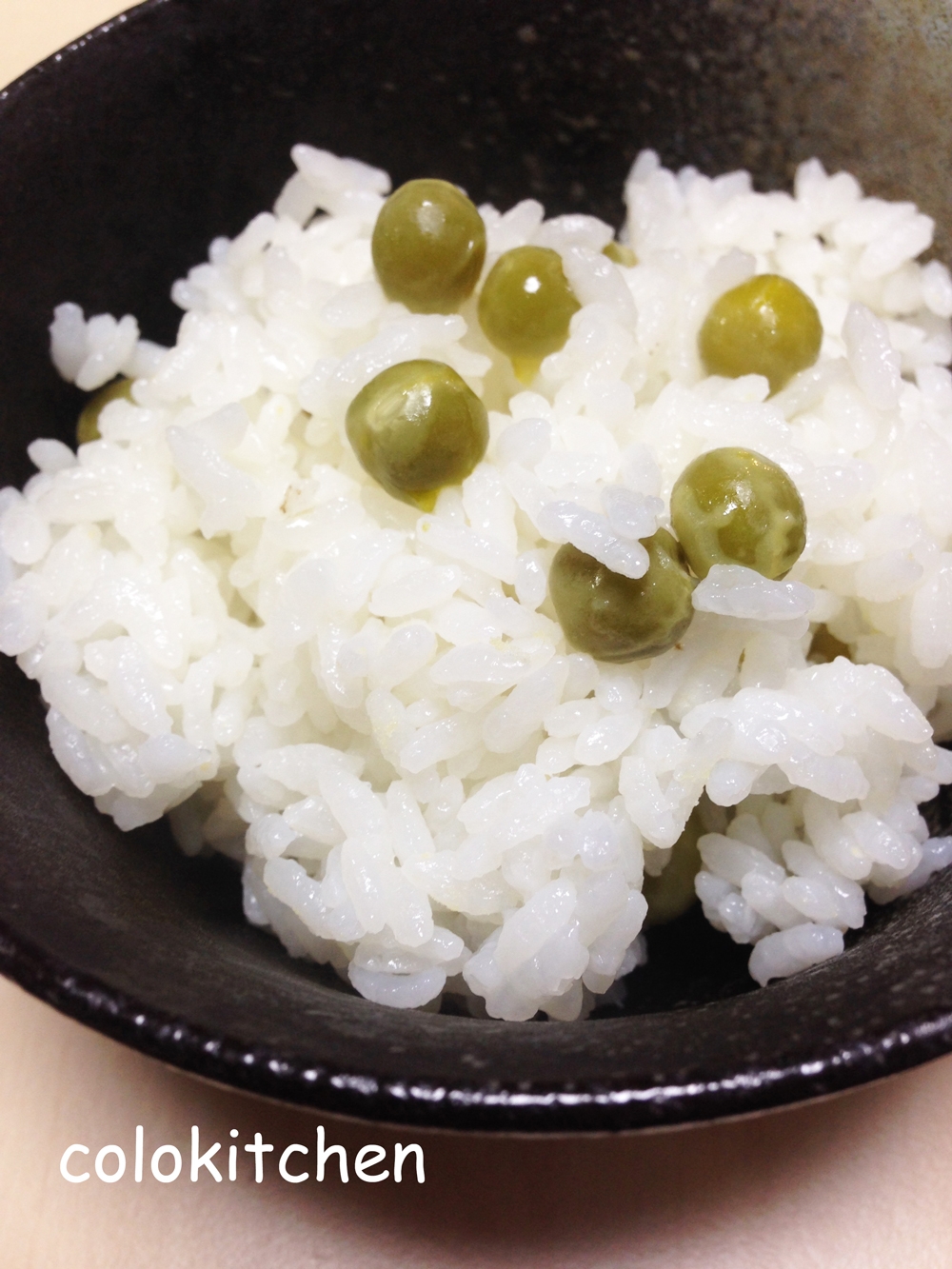 春の味覚!!豆ご飯