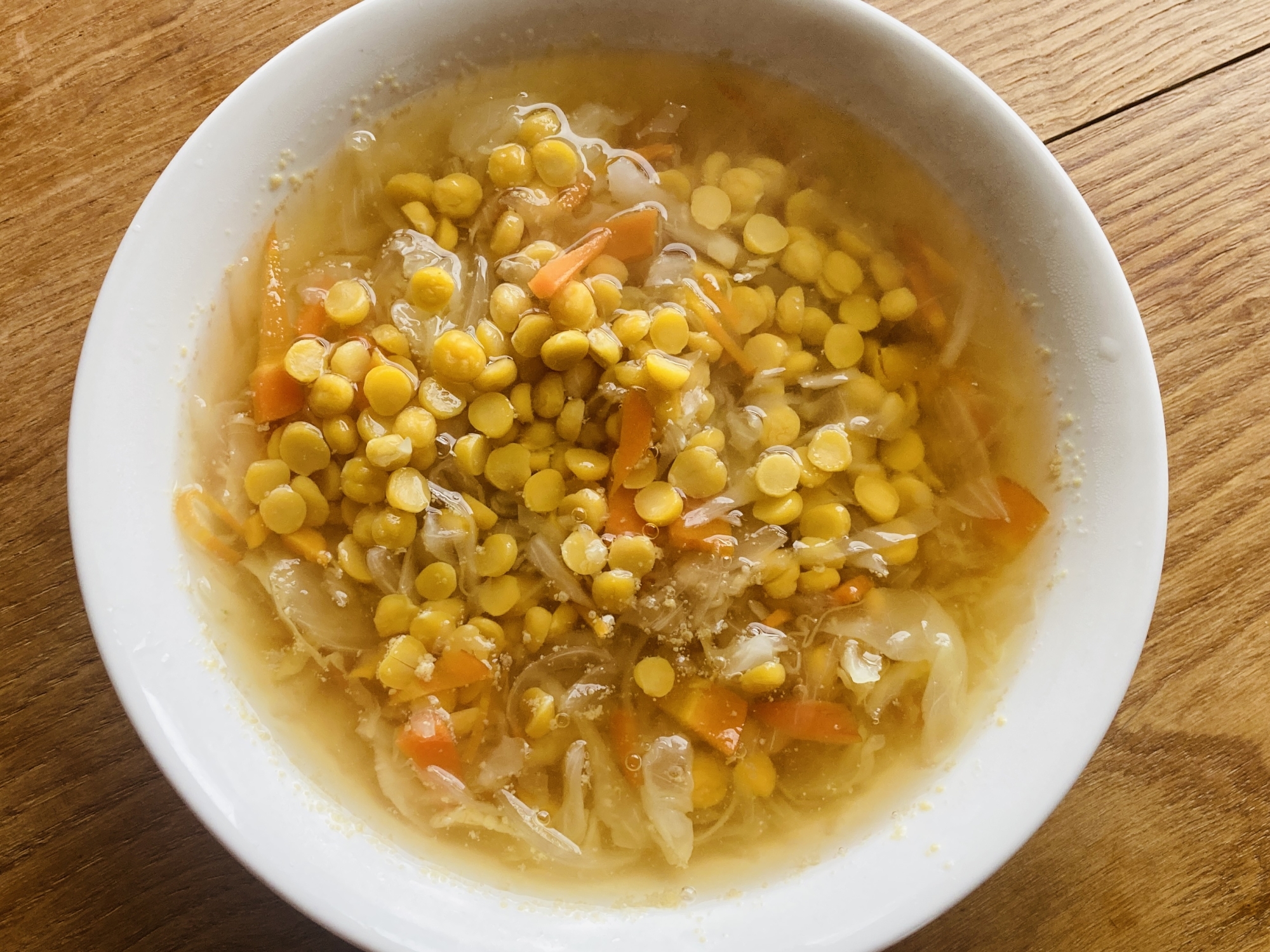 レンズ豆の和風野菜スープ