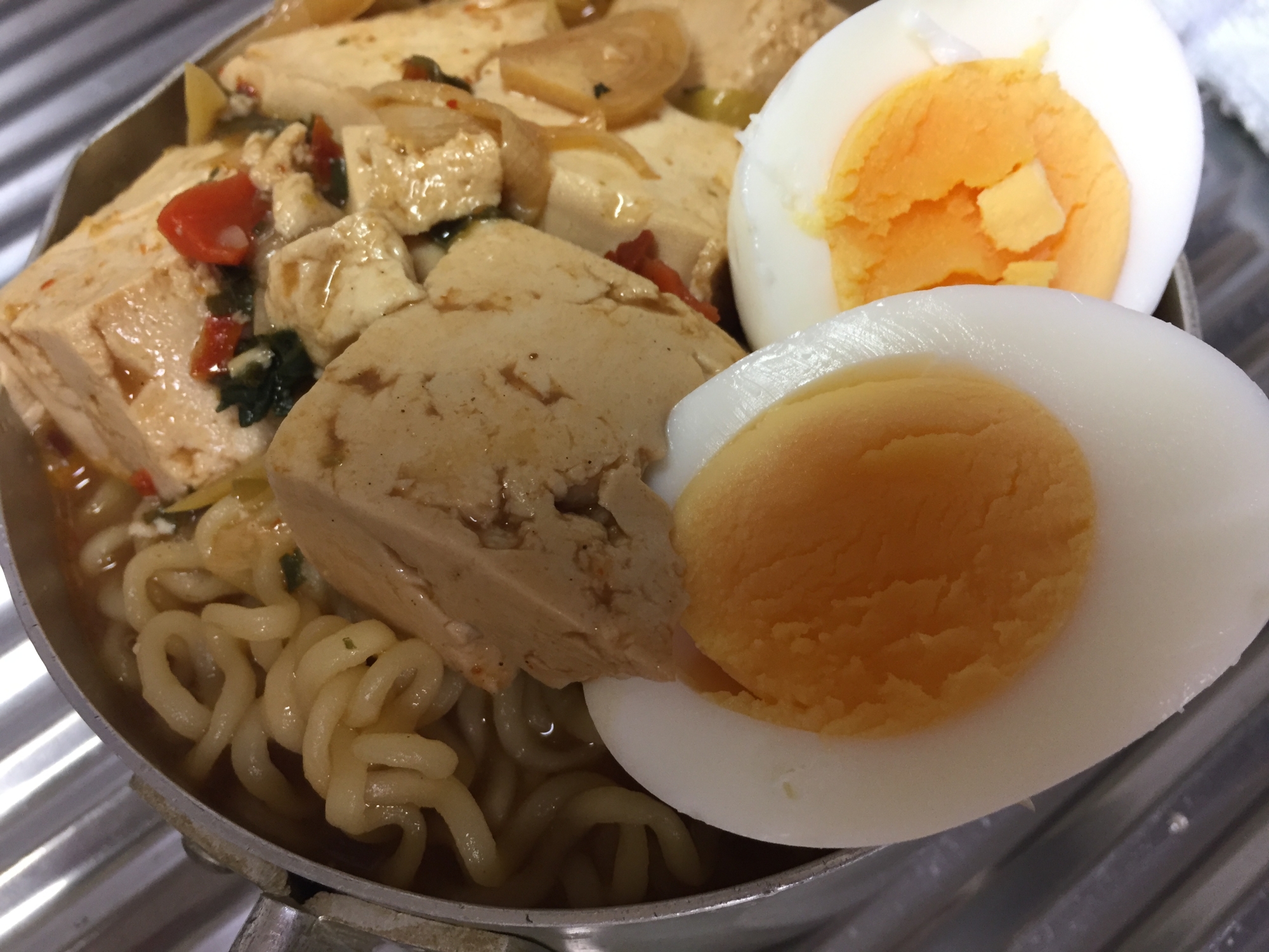 辛ラーメン・豆腐アレンジ