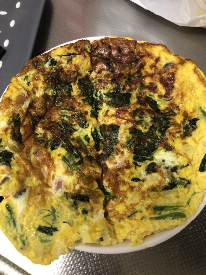 大きめに作ったので夕飯に食べました！ボリュームもあり、美味しかったです！