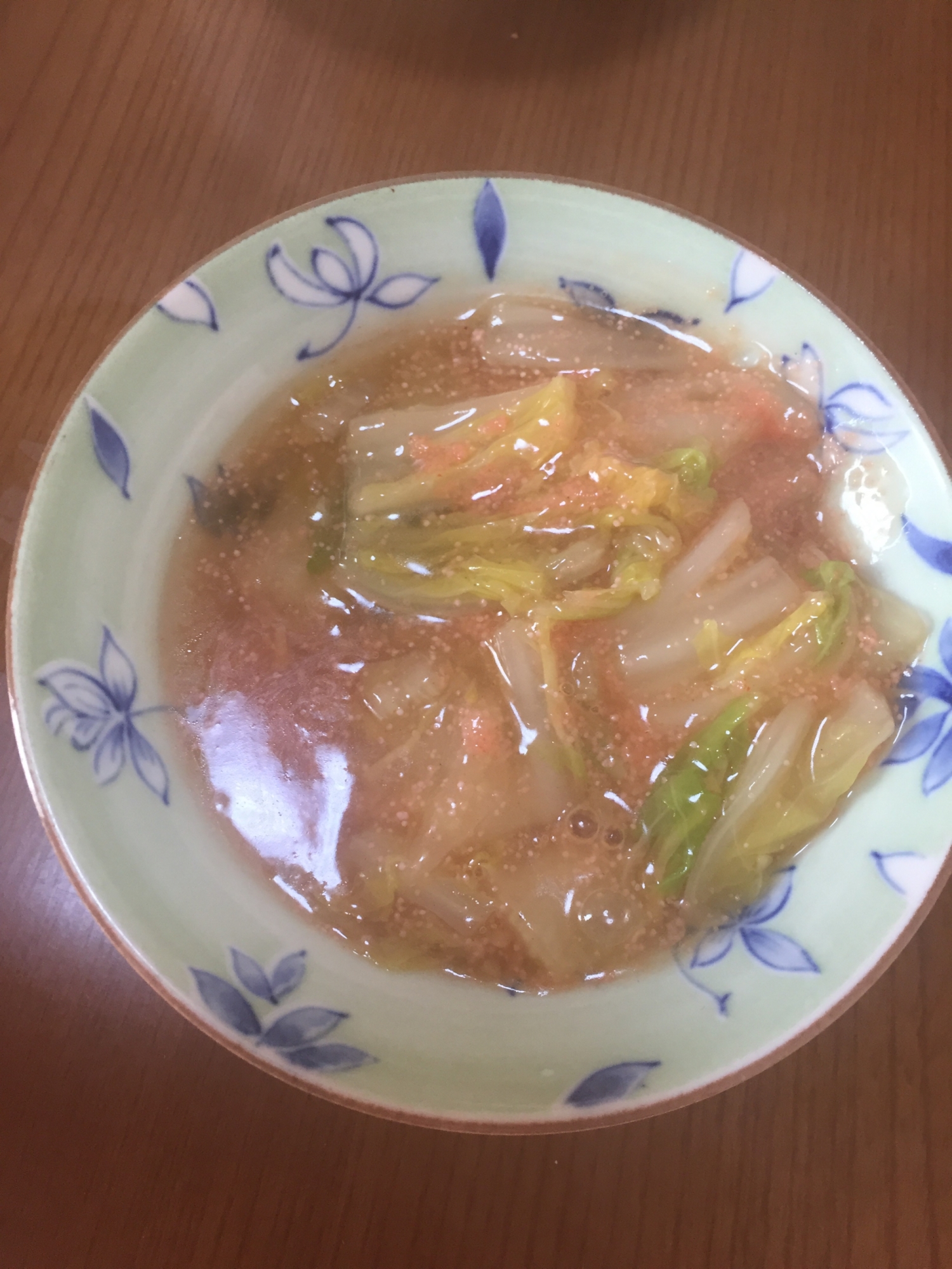 白菜のめんたいあんかけ