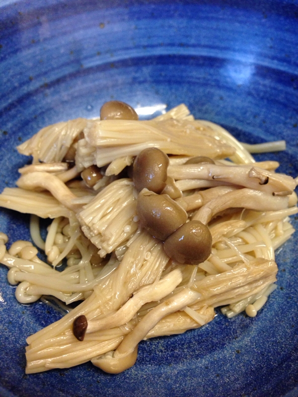 簡単使える常備菜！！きのこの麺つゆ煮