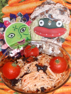 エノキと海苔のピリ辛サラダ