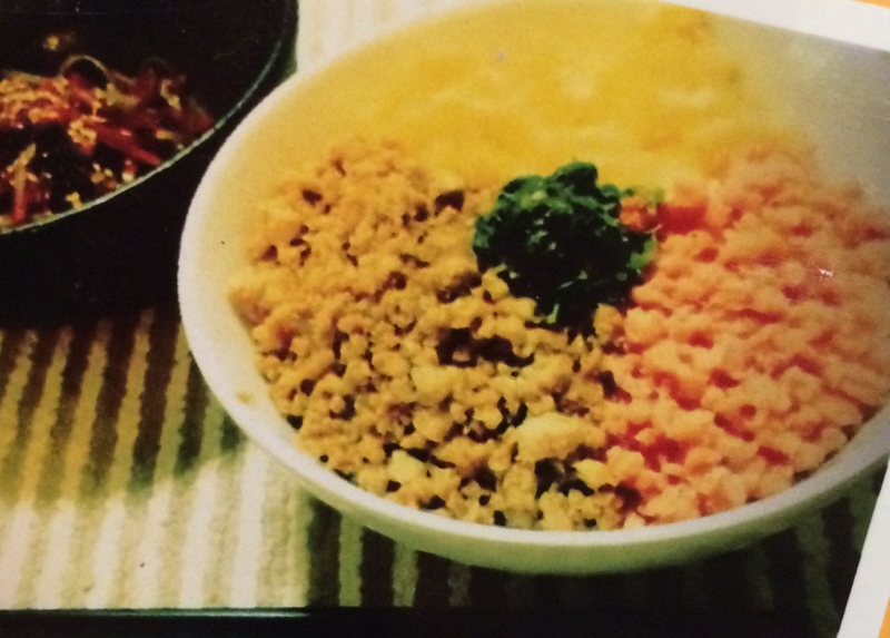 ヘルシー&節約！豆腐そぼろで三色丼♡