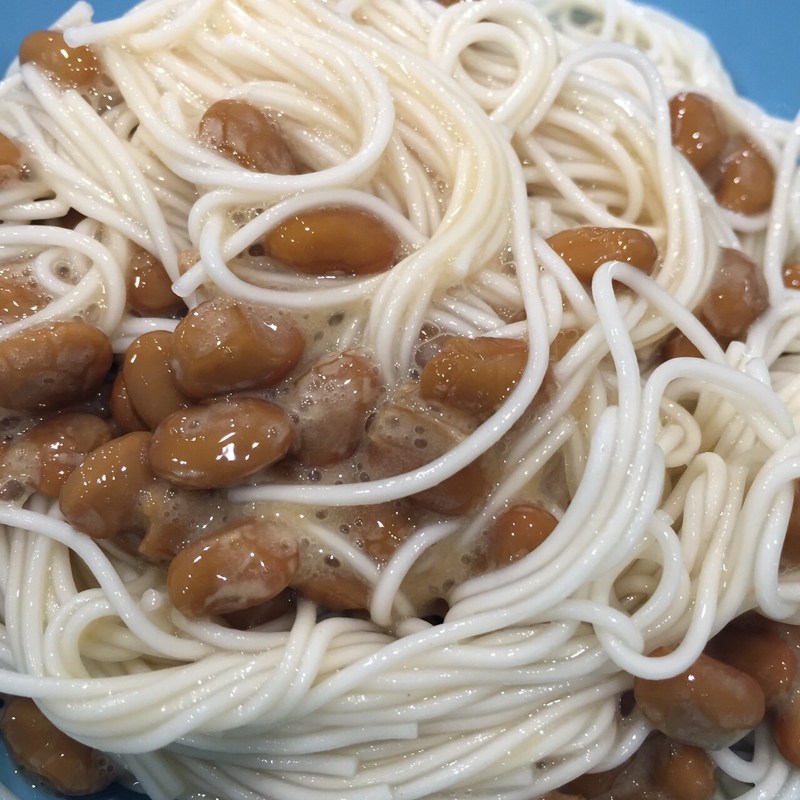 納豆そうめん