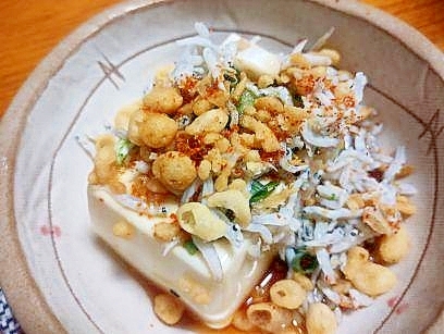 冷奴 じゃこ・天かす