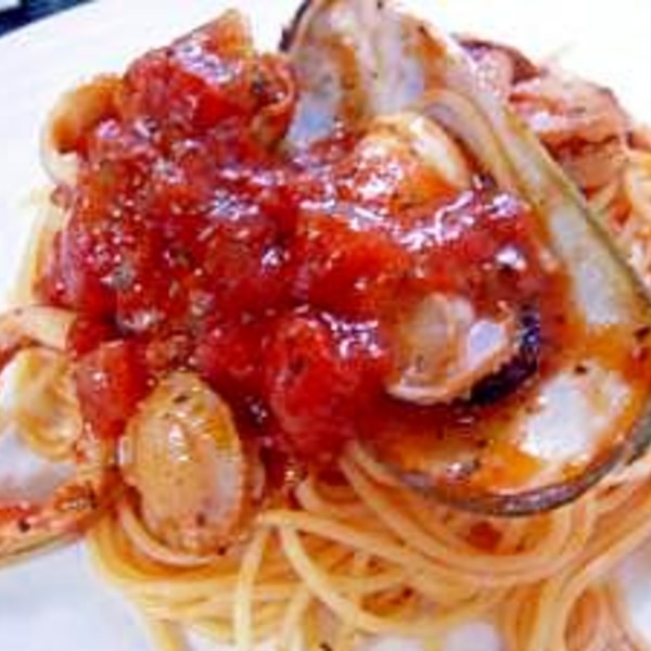 海のパスタ トマトソース レシピ 作り方 By てんこ4649 楽天レシピ 海のパスタ トマトソース レシピ 作り方 By てんこ4649 楽天レシピ