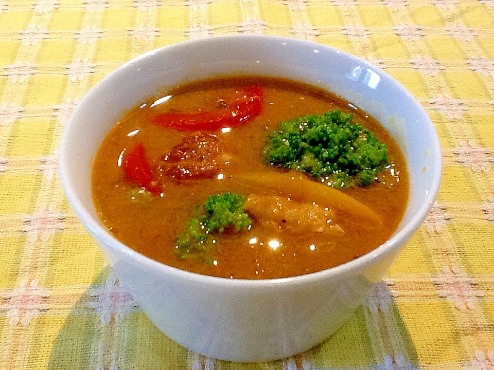 ☆残ったカレーでつくる‼︎ヨーグルトカレースープ！