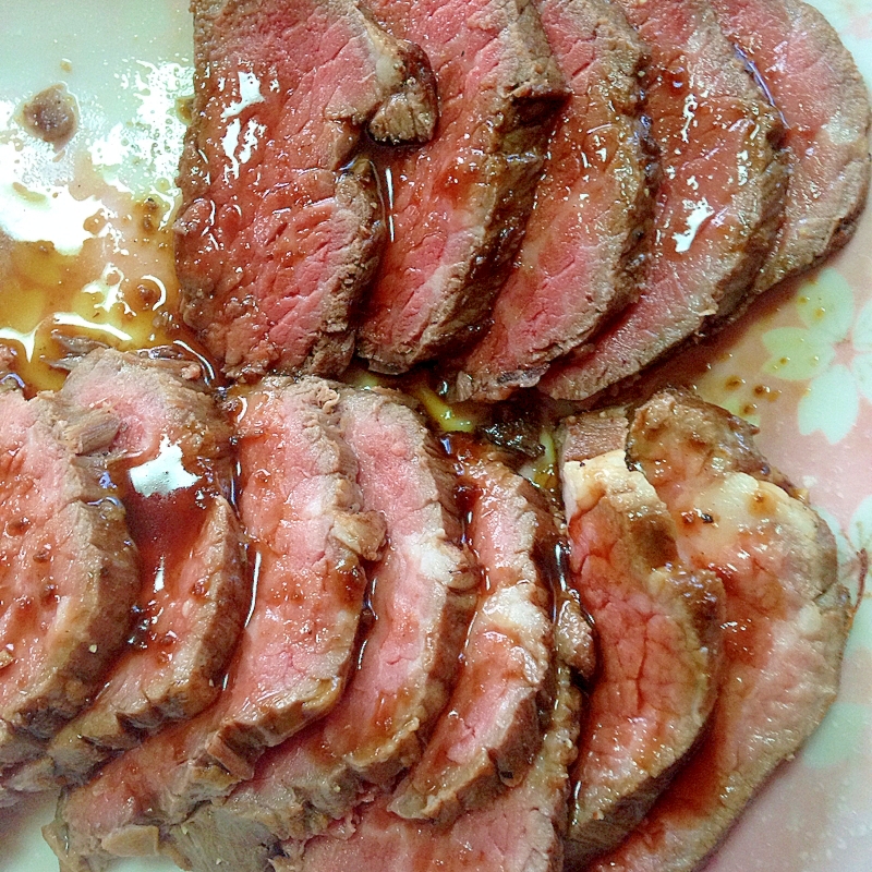 レンジで超簡単 自家製ローストビーフソース レシピ 作り方 By Akkunmama 楽天レシピ