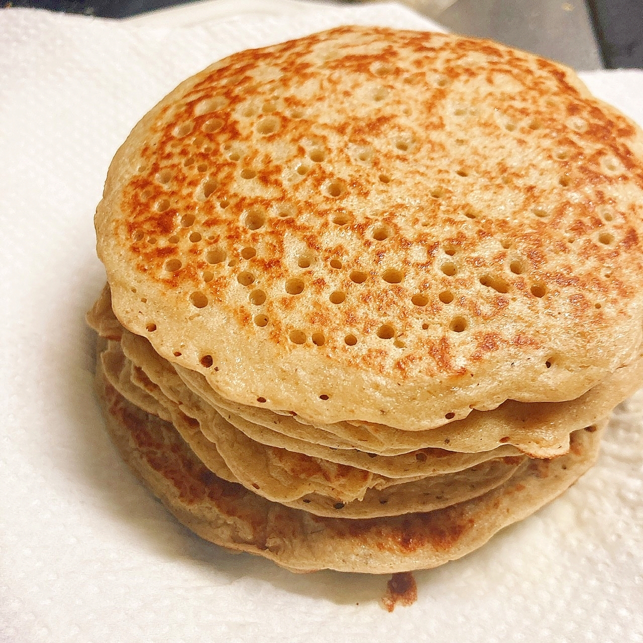 小麦粉不使用◎オートミールパンケーキ