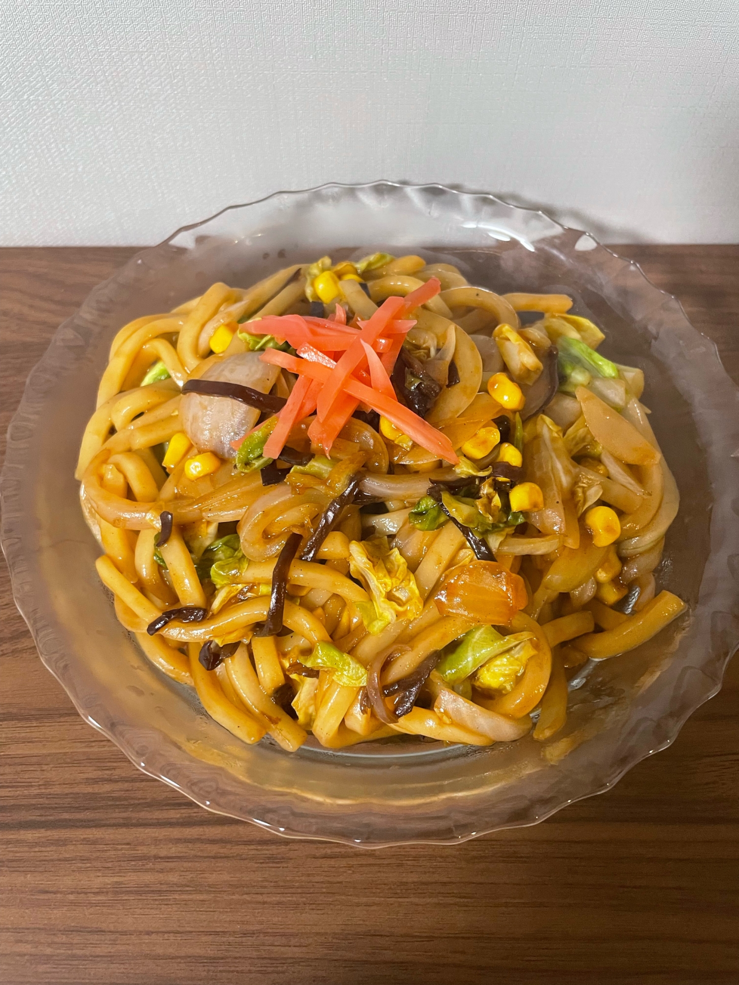 あり物でOK！簡単ソース焼きうどん⭐️