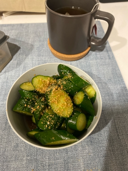 夏バテ気味でもパクパク♪きゅうりのスタミナ漬け♪