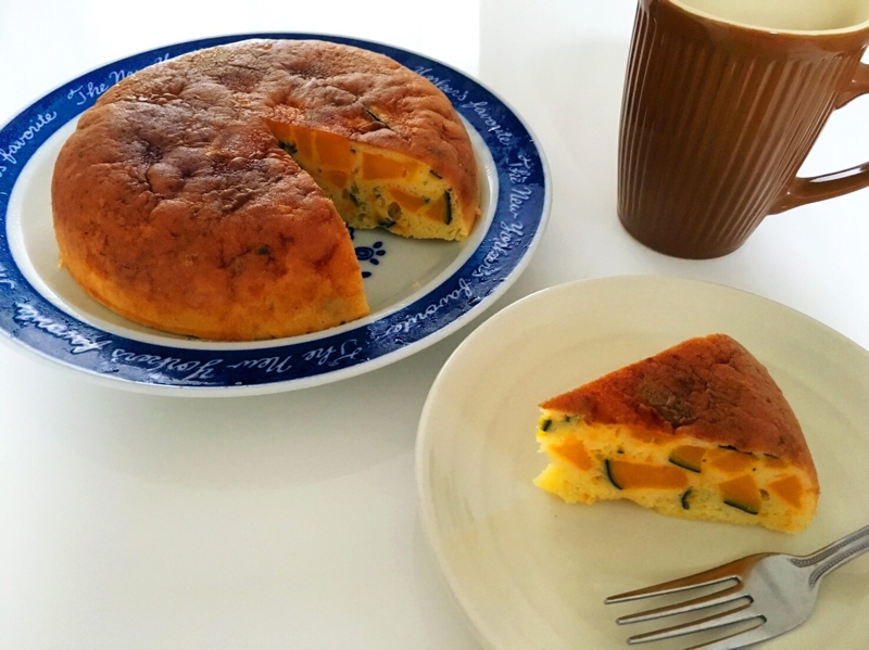 砂糖バター不使用♪炊飯器でかぼちゃケーキ