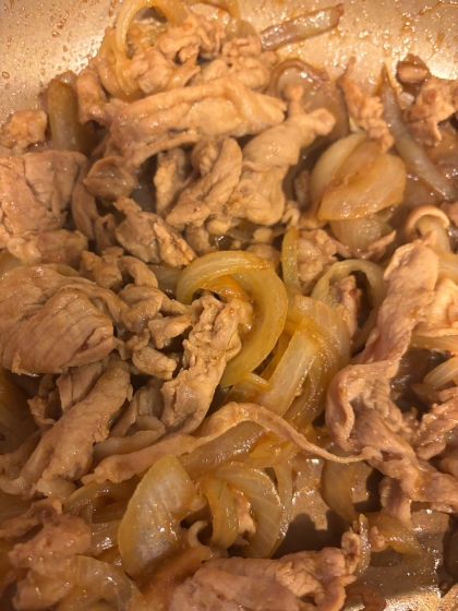 すき焼きのたれで♪簡単生姜焼き♪