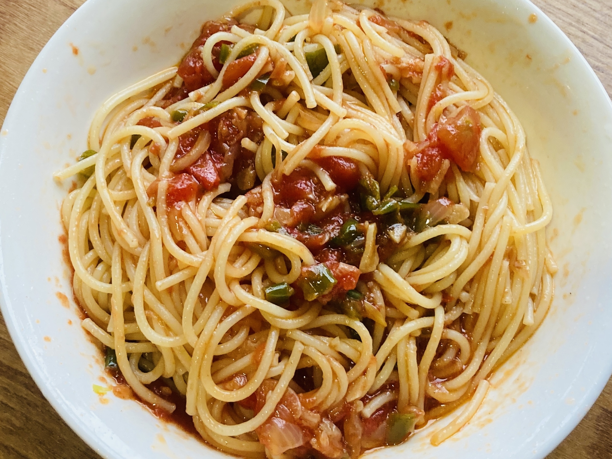 トマトたっぷりすぎパスタ