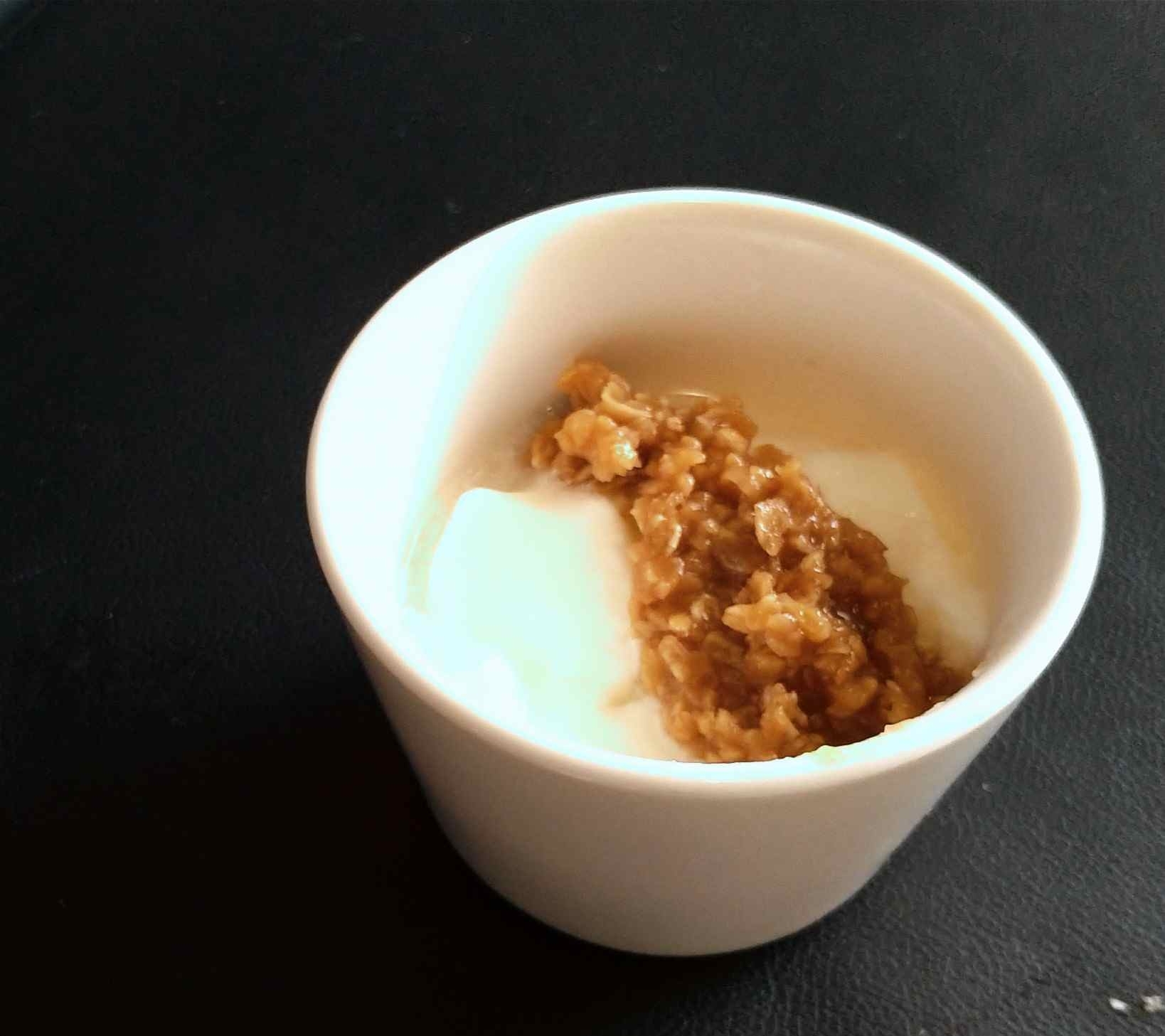 コーヒーオートミールヨーグルト