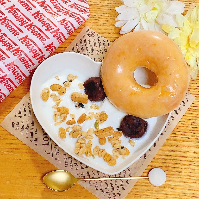 ドーナツcar☆ヨーグルト（あんこ、グラノーラ）