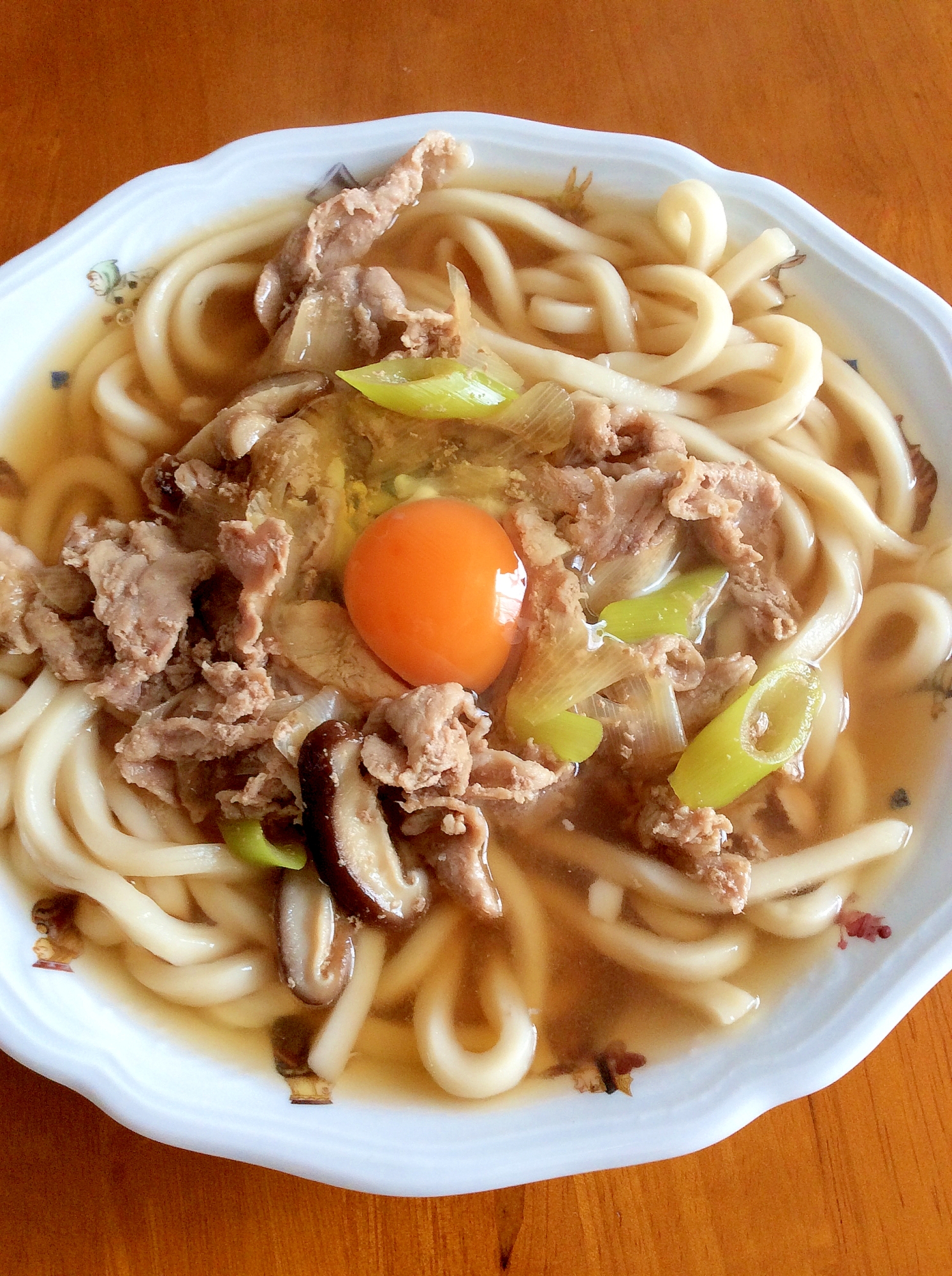 しいたけ豚こまうどん