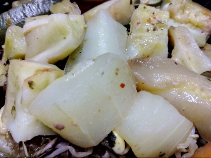 冬瓜と豚こまの中華炒め