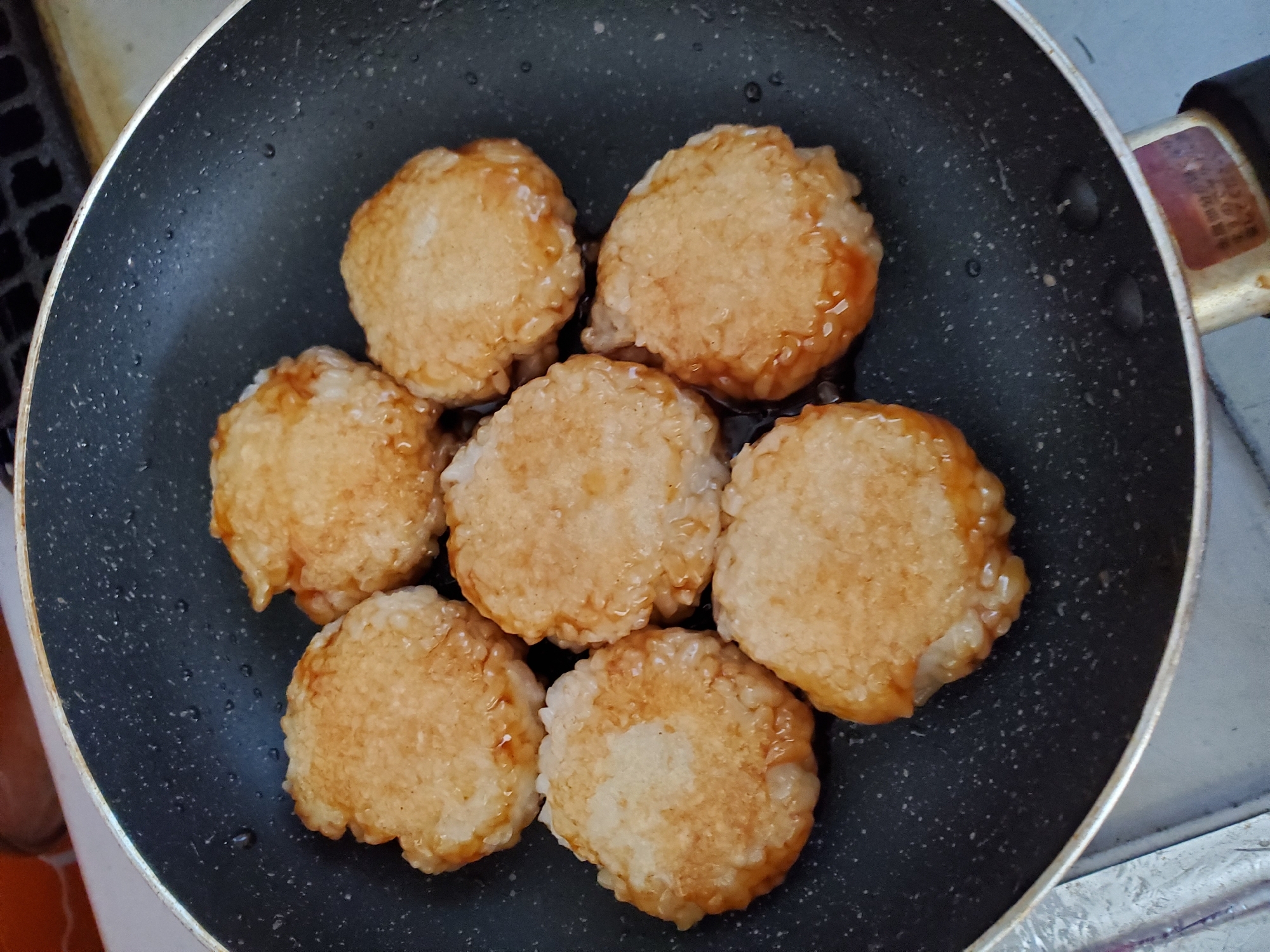 ご飯餅の甘辛