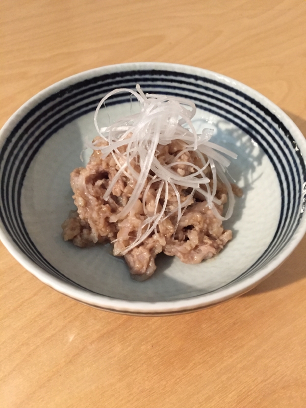 電子レンジで 豚肉の梅蒸し