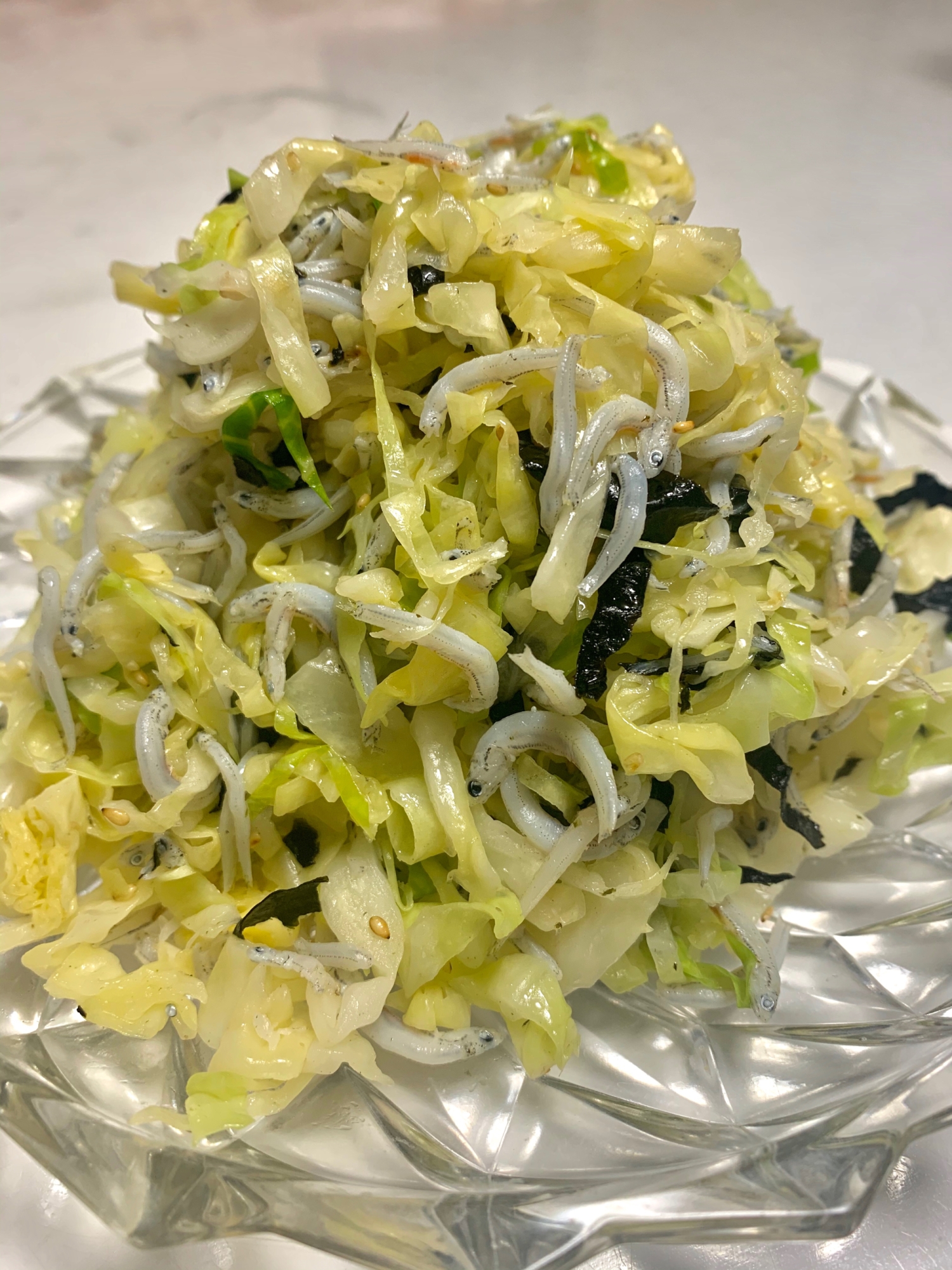簡単!無限やみつき!キャベツとしらすの和物