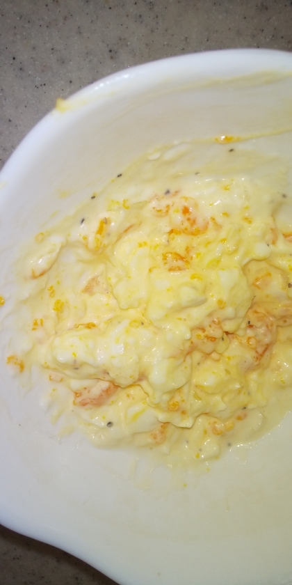 レンジでふわふわたまごのタルタルソース