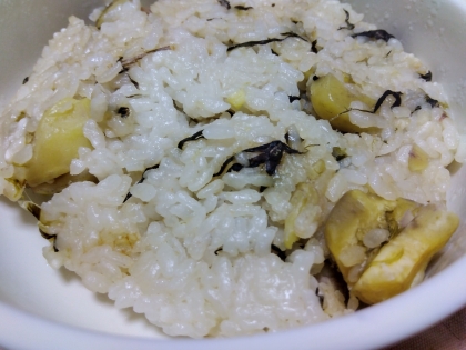 栗ご飯その2