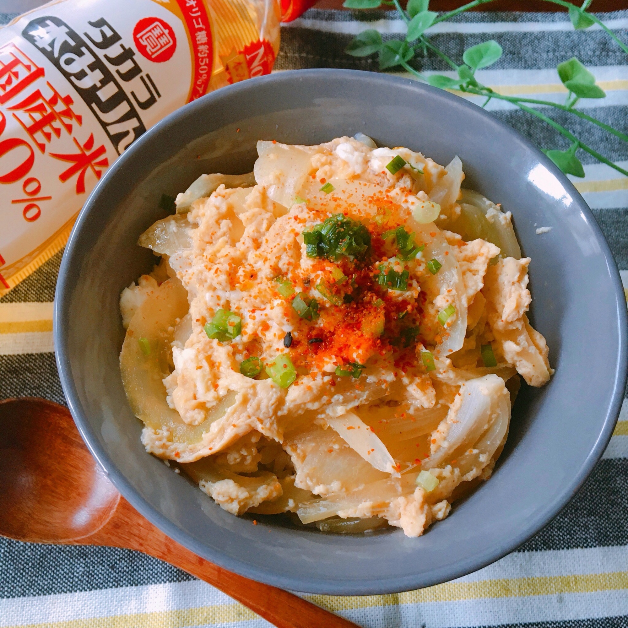 レンジで簡単♡ふわとろ玉子丼