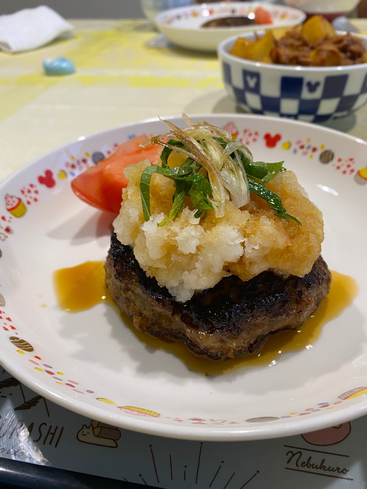 夏にさっぱり！おろしポン酢ハンバーグ