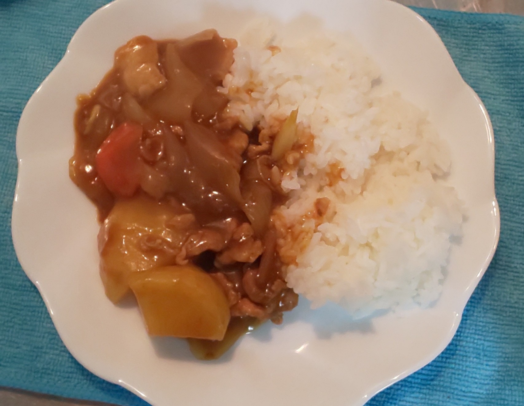 隠し味ソースのカレー♪