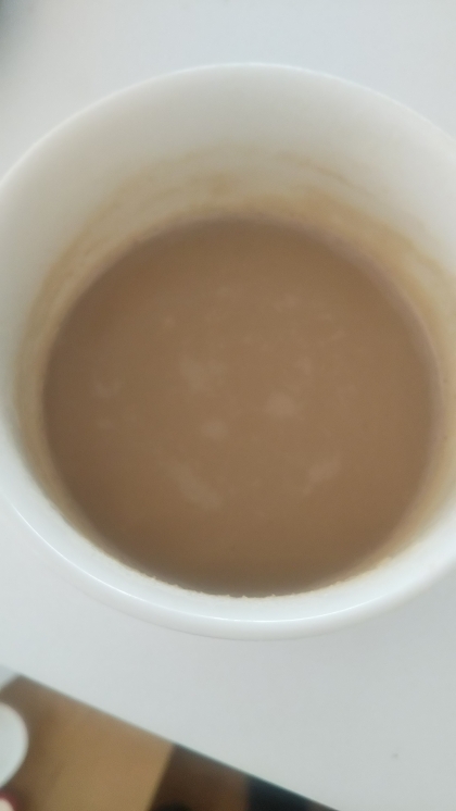 練乳入り豆乳コーヒー