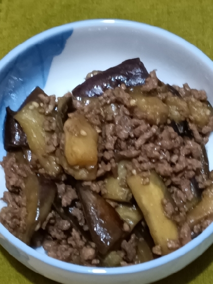 なすと牛ひき肉のスパイシー炒め★