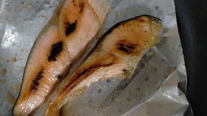 冷凍のまま焼き鮭