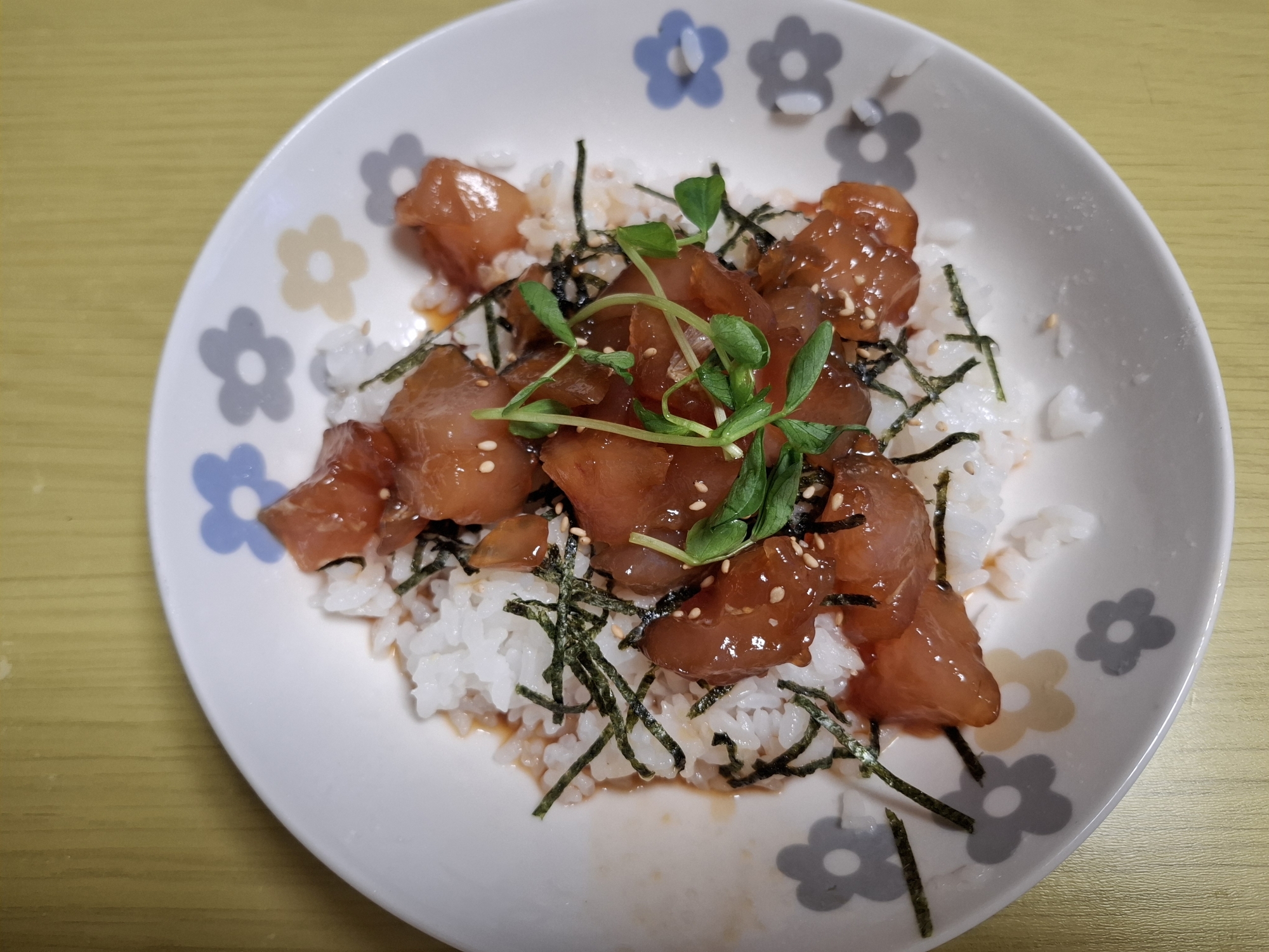 びんちょうまぐろの漬け丼