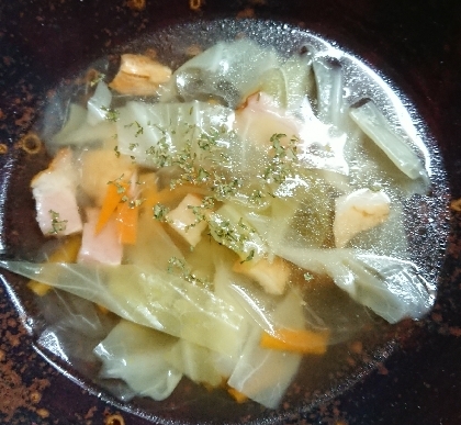 野菜たっぷり田舎風スープ