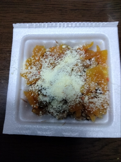 福神漬け&粉チーズ★納豆