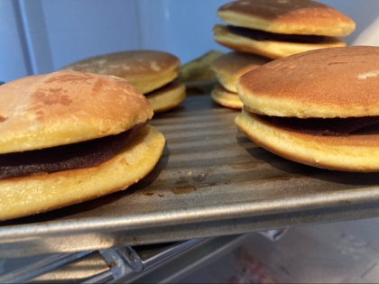 ホットケーキミックスで　どら焼き