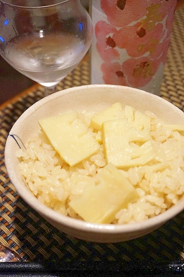 昆布茶で簡単出汁いらず、たけのこご飯