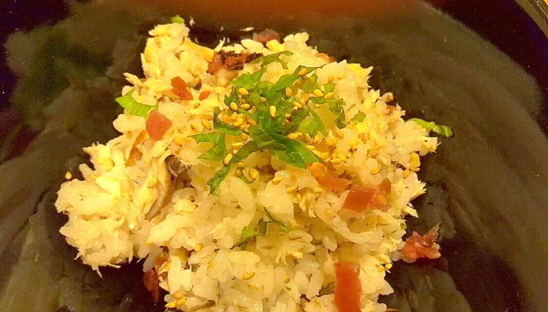 夏にさっぱり 焼き魚の梅ごはん レシピ 作り方 By ジーナ74 楽天レシピ