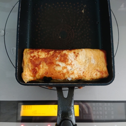 あみえびと鰹節の玉子焼き