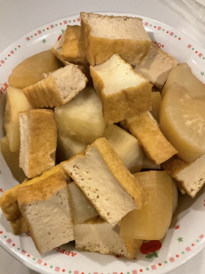 厚揚げと大根の煮物